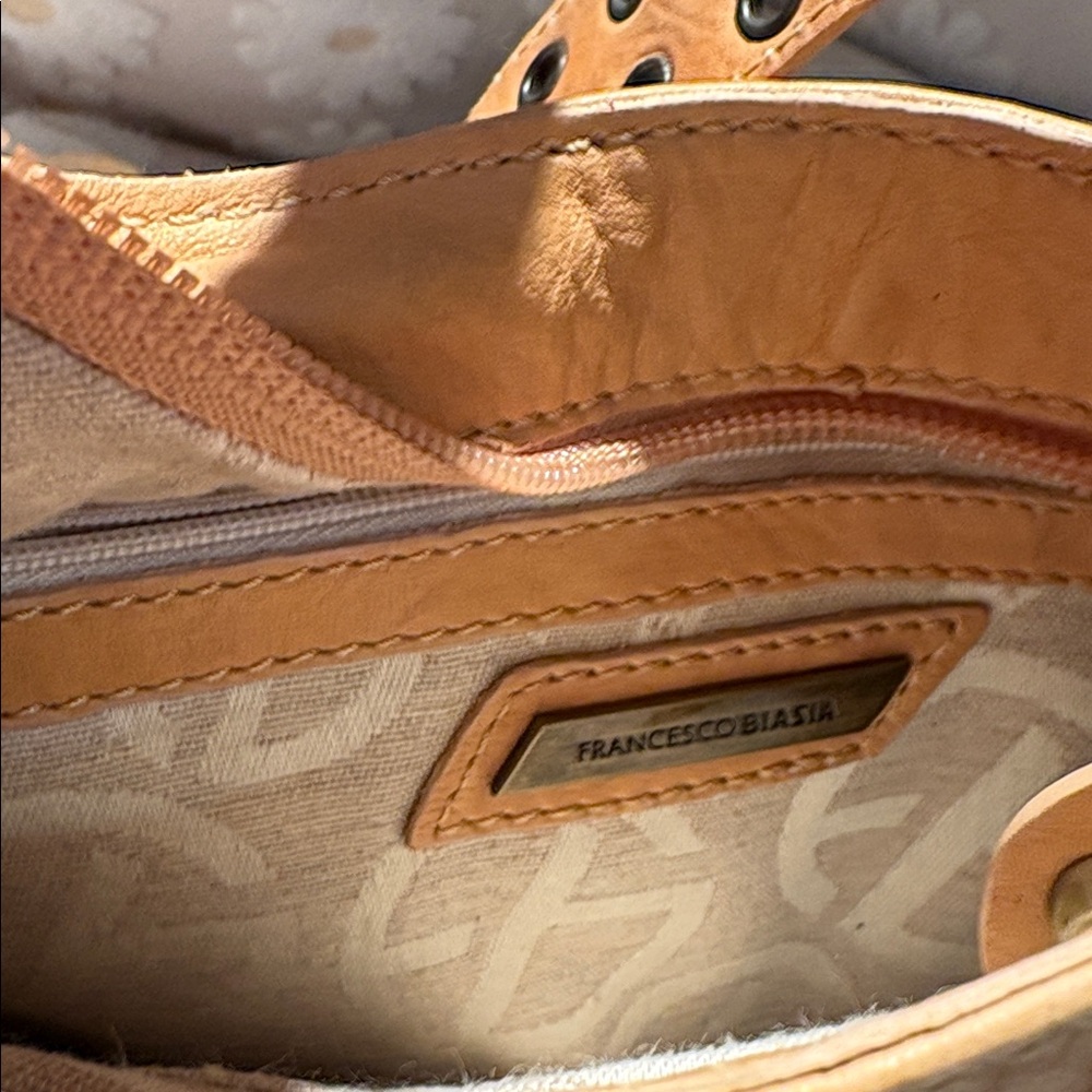Francesco Biasia Tan Hobo Bag - Picture 5 of 5
